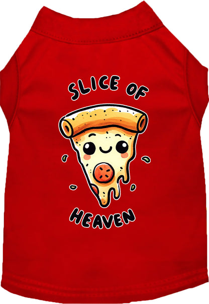 Fun Pizza Cat or Dog Shirt for Pets "Slice of Heaven"