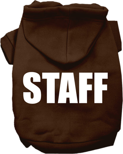 Halloween Pet, Dog & Cat Hoodie Screen Printed, "Staff"