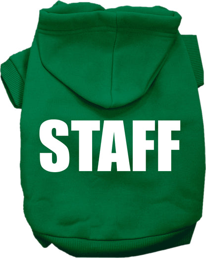 Halloween Pet, Dog & Cat Hoodie Screen Printed, "Staff"