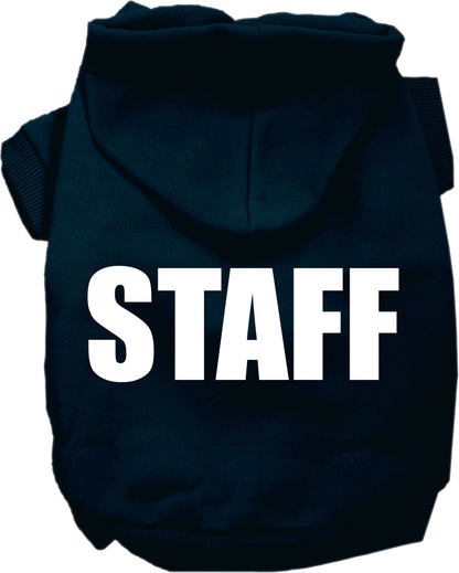 Halloween Pet, Dog & Cat Hoodie Screen Printed, "Staff"