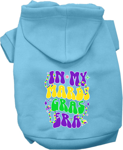 Pet Dog & Cat Screen Printed Hoodie "In My Mardi Gras Era"