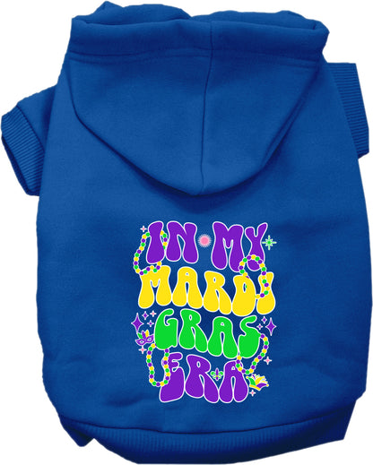 Pet Dog & Cat Screen Printed Hoodie "In My Mardi Gras Era"