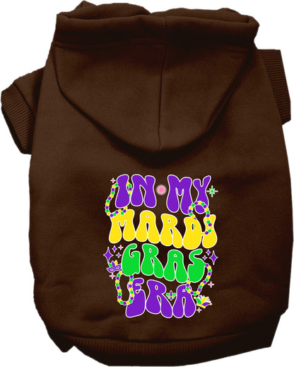 Pet Dog & Cat Screen Printed Hoodie "In My Mardi Gras Era"