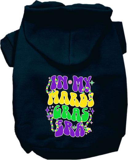 Pet Dog & Cat Screen Printed Hoodie "In My Mardi Gras Era"