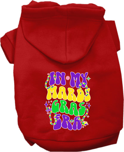 Pet Dog & Cat Screen Printed Hoodie "In My Mardi Gras Era"