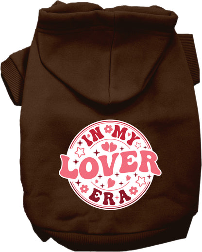 Pet Dog & Cat Screen Printed Hoodie "In My Lover Era"