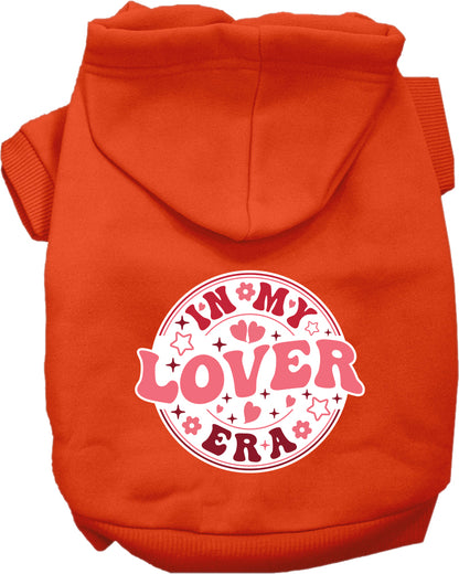 Pet Dog & Cat Screen Printed Hoodie "In My Lover Era"