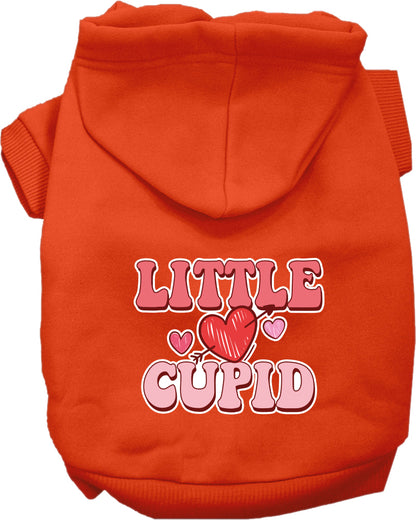 Pet Dog & Cat Screen Printed Hoodie "Little Cupid"