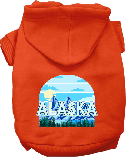 Pet Dog & Cat Screen Printed Hoodie for Medium to Large Pets (Sizes 2XL-6XL), "Alaska Trailblazer"