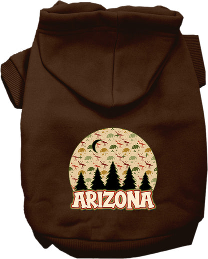 Pet Dog & Cat Screen Printed Hoodie for Small to Medium Pets (Sizes XS-XL), "Arizona Under The Stars"