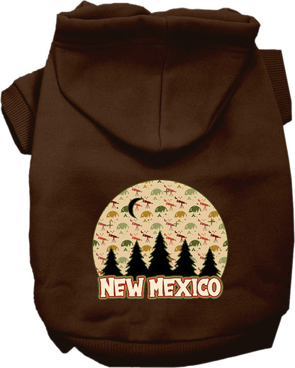 Pet Dog & Cat Screen Printed Hoodie for Small to Medium Pets (Sizes XS-XL), "New Mexico Under The Stars"