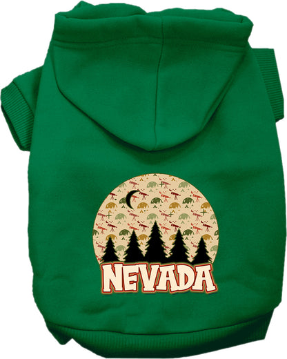 Pet Dog & Cat Screen Printed Hoodie for Small to Medium Pets (Sizes XS-XL), "Nevada Under The Stars"