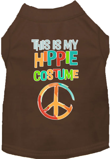 Fun Party and Halloween Cat or Dog Shirt for Pets "Hippie Costume"