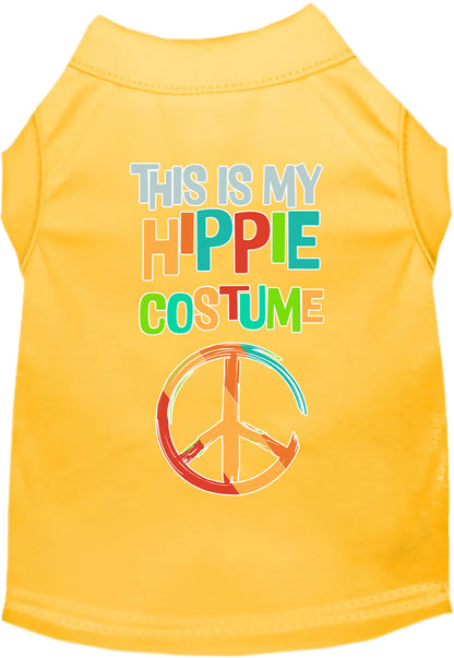 Fun Party and Halloween Cat or Dog Shirt for Pets "Hippie Costume"