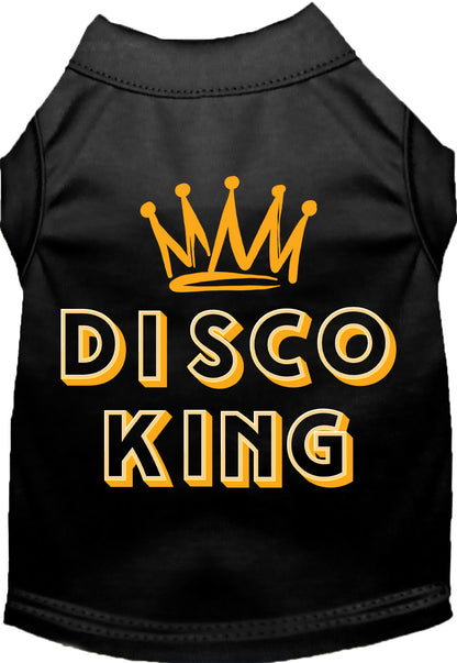 Fun Costume Cat or Dog Shirt for Pets "Disco King"