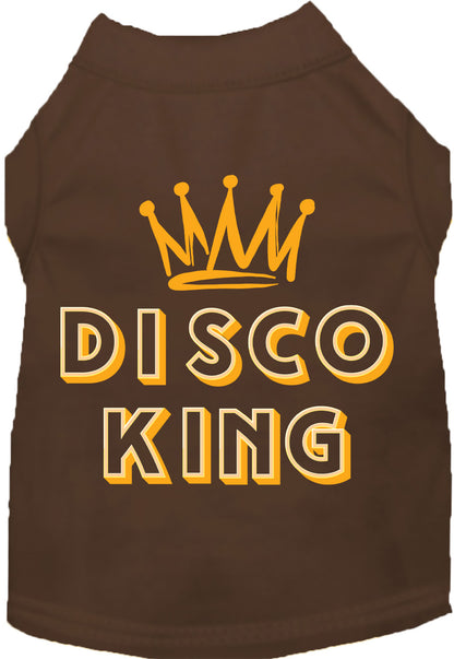 Fun Costume Cat or Dog Shirt for Pets "Disco King"