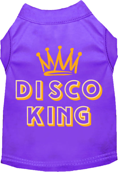 Fun Costume Cat or Dog Shirt for Pets "Disco King"