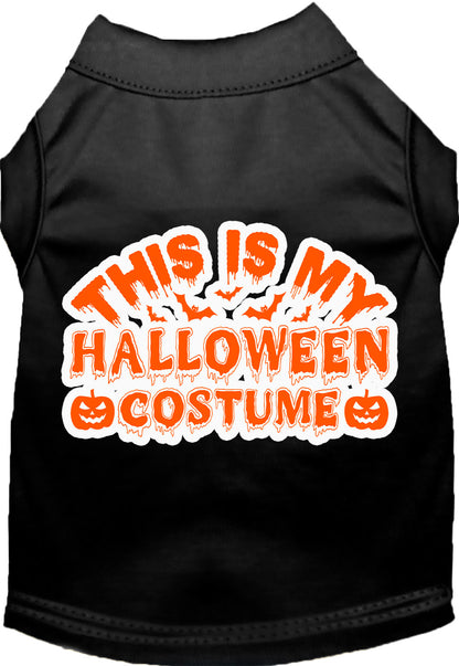 Halloween Cat or Dog Shirt for Pets "This is my Halloween Costume"