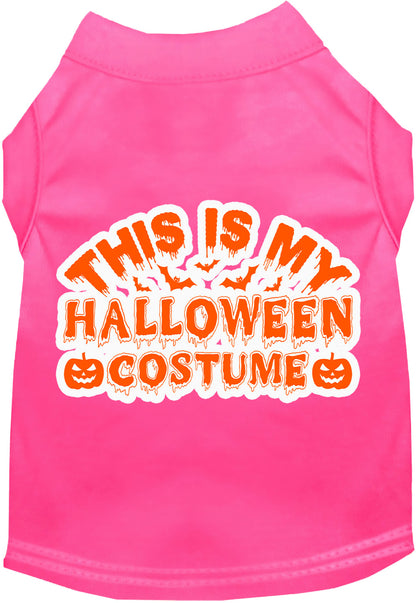 Halloween Cat or Dog Shirt for Pets "This is my Halloween Costume"