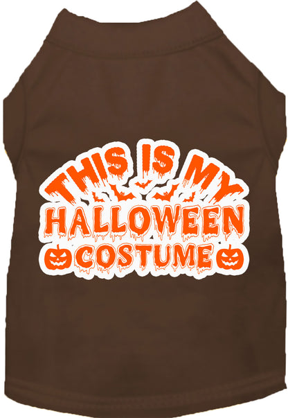 Halloween Cat or Dog Shirt for Pets "This is my Halloween Costume"