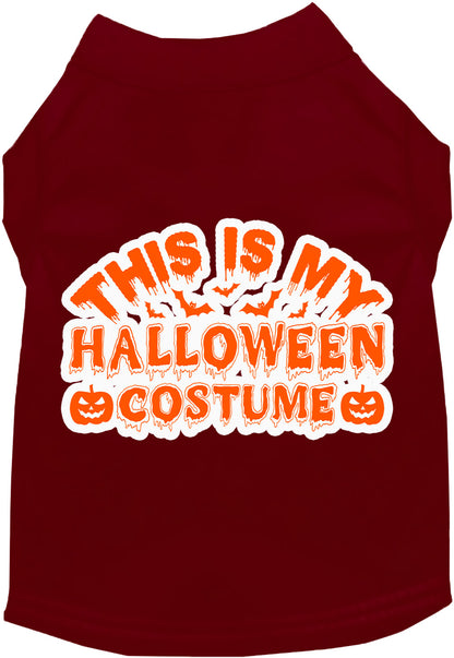 Halloween Cat or Dog Shirt for Pets "This is my Halloween Costume"