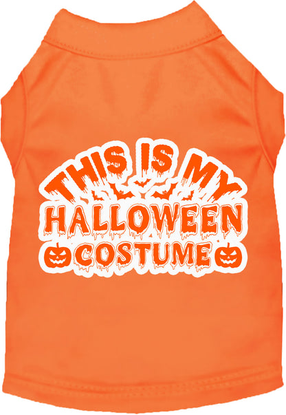 Halloween Cat or Dog Shirt for Pets "This is my Halloween Costume"