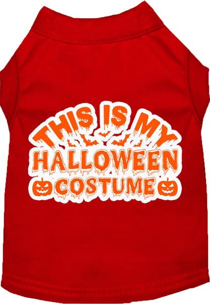 Halloween Cat or Dog Shirt for Pets "This is my Halloween Costume"