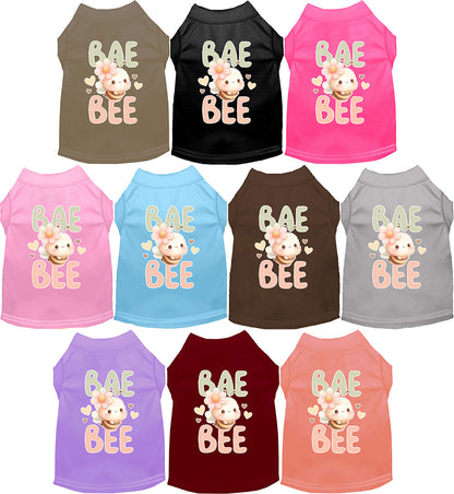 Adorable pet shirt 'BaeBee' in various colors