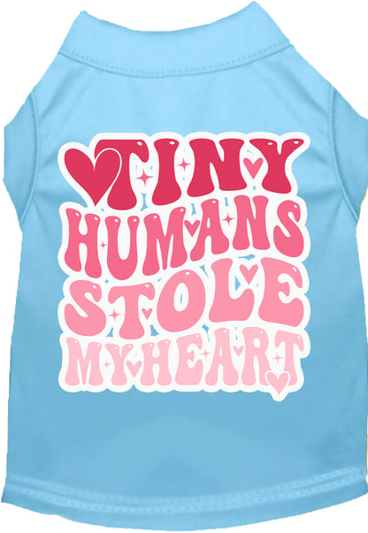 Adorable Cat or Dog Shirt for Pets "Tiny Humans Stole My Heart"