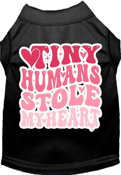 Adorable Cat or Dog Shirt for Pets "Tiny Humans Stole My Heart"