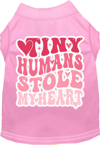 Adorable Cat or Dog Shirt for Pets "Tiny Humans Stole My Heart"