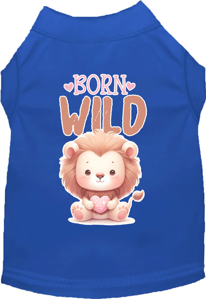 Adorable Cat or Dog Shirt for Pets "Born Wild"