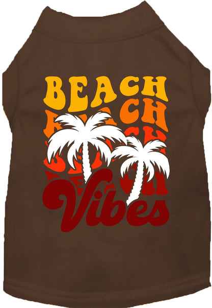Adorable Cat or Dog Shirt for Pets "Beach Vibes"