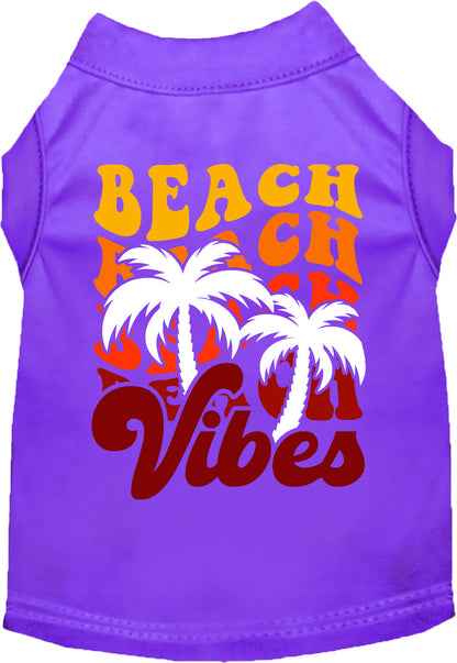 Adorable Cat or Dog Shirt for Pets "Beach Vibes"