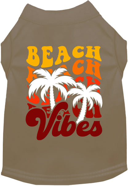 Adorable Cat or Dog Shirt for Pets "Beach Vibes"