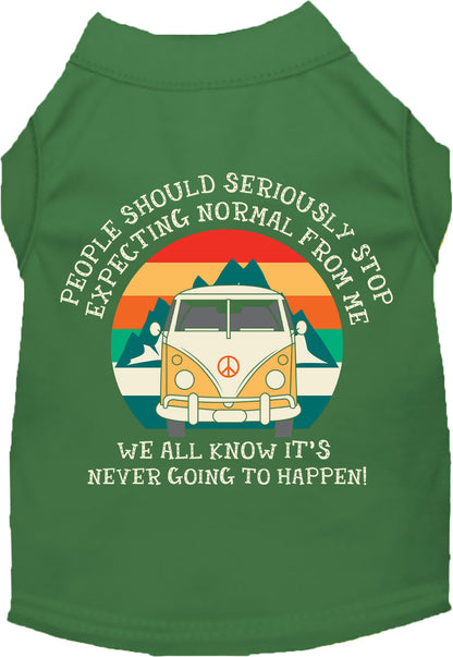 Cat or Dog Shirt for Pets "Stop Expecting Normal Vanlife"