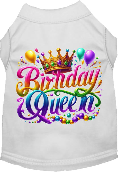 Adorable Cat or Dog Shirt for Pets "Gorgeous Birthday Queen"