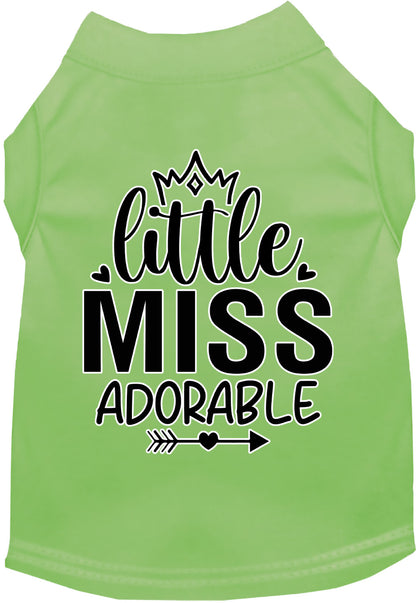 Adorable Cat or Dog Shirt for Pets "Little Miss Adorable"