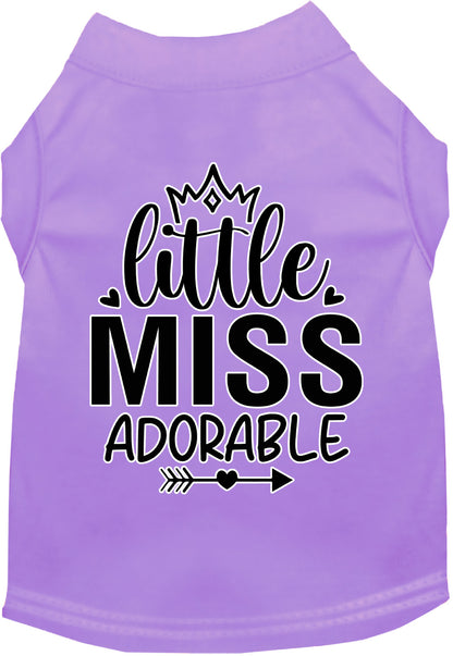 Adorable Cat or Dog Shirt for Pets "Little Miss Adorable"