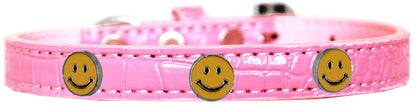 Dog, Puppy & Pet Designer Croc Widget Collar, "Happy Face"