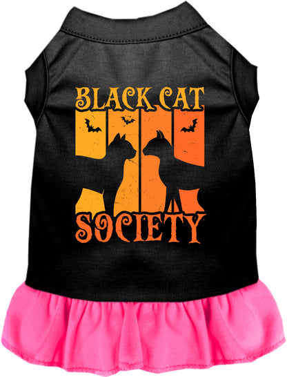 Black Cat Society Pet Dress