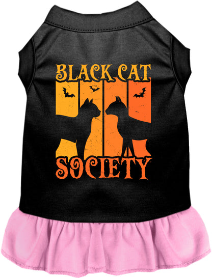 Black Cat Society Pet Dress