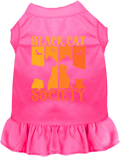 Black Cat Society Pet Dress