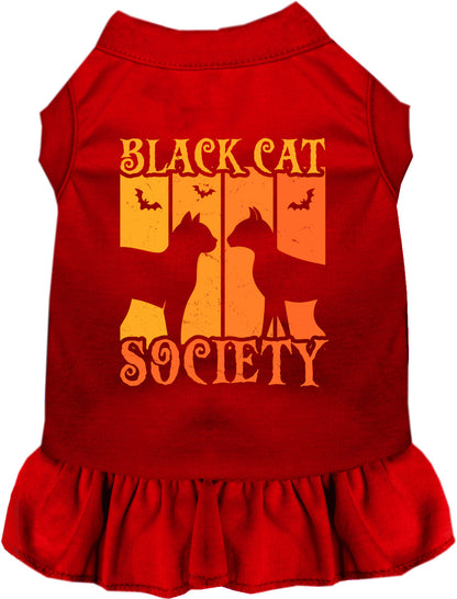 Black Cat Society Pet Dress