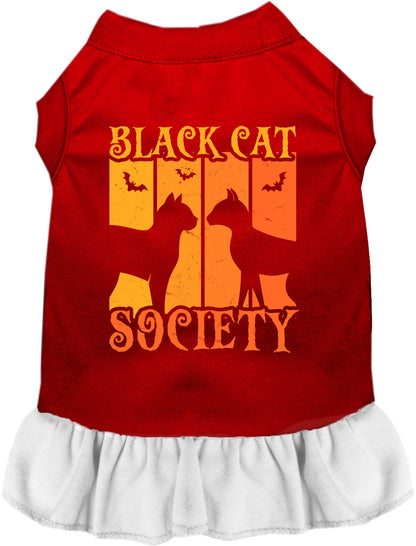 Black Cat Society Pet Dress