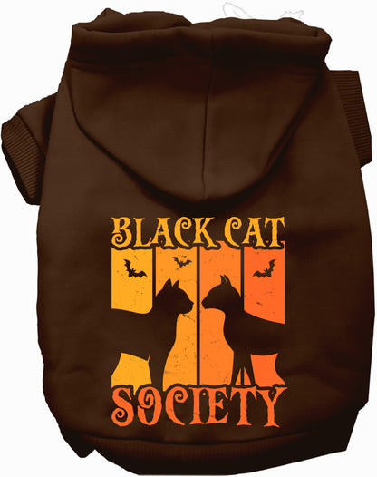 Black Cat Society Pet Hoodie