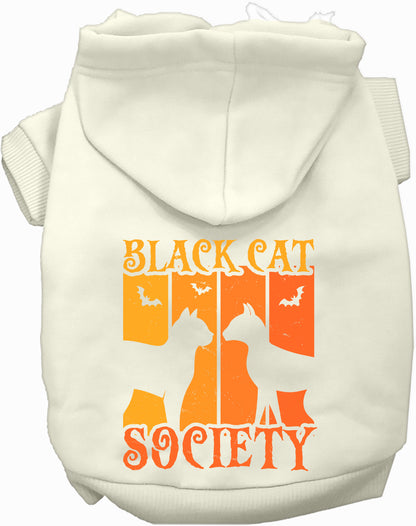 Black Cat Society Pet Hoodie