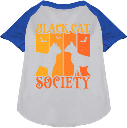 Black Cat Society Pet Raglan Shirt