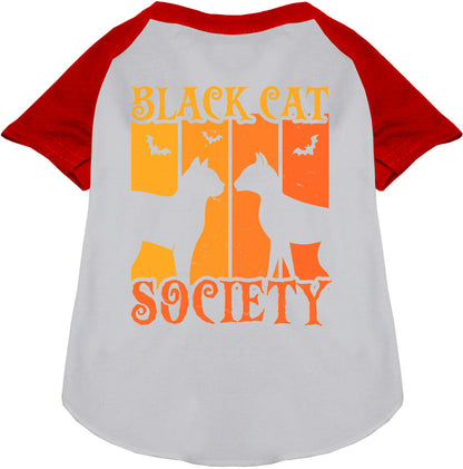 Black Cat Society Pet Raglan Shirt