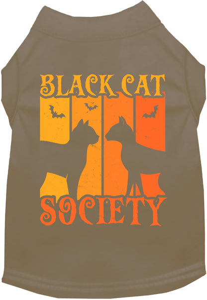 Black Cat Society Pet Shirt